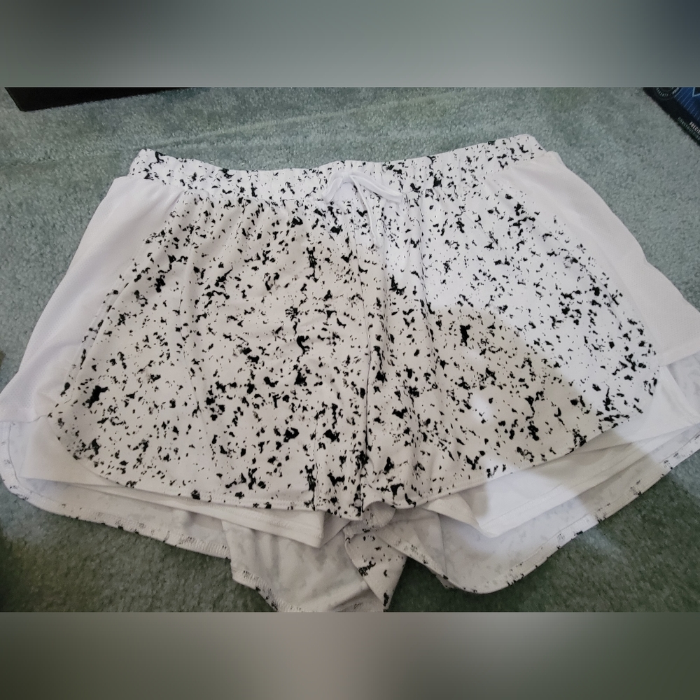 EUC Avia Women's Athletic Shorts, Polyester and Spandex, Duo Lined, Size XXL